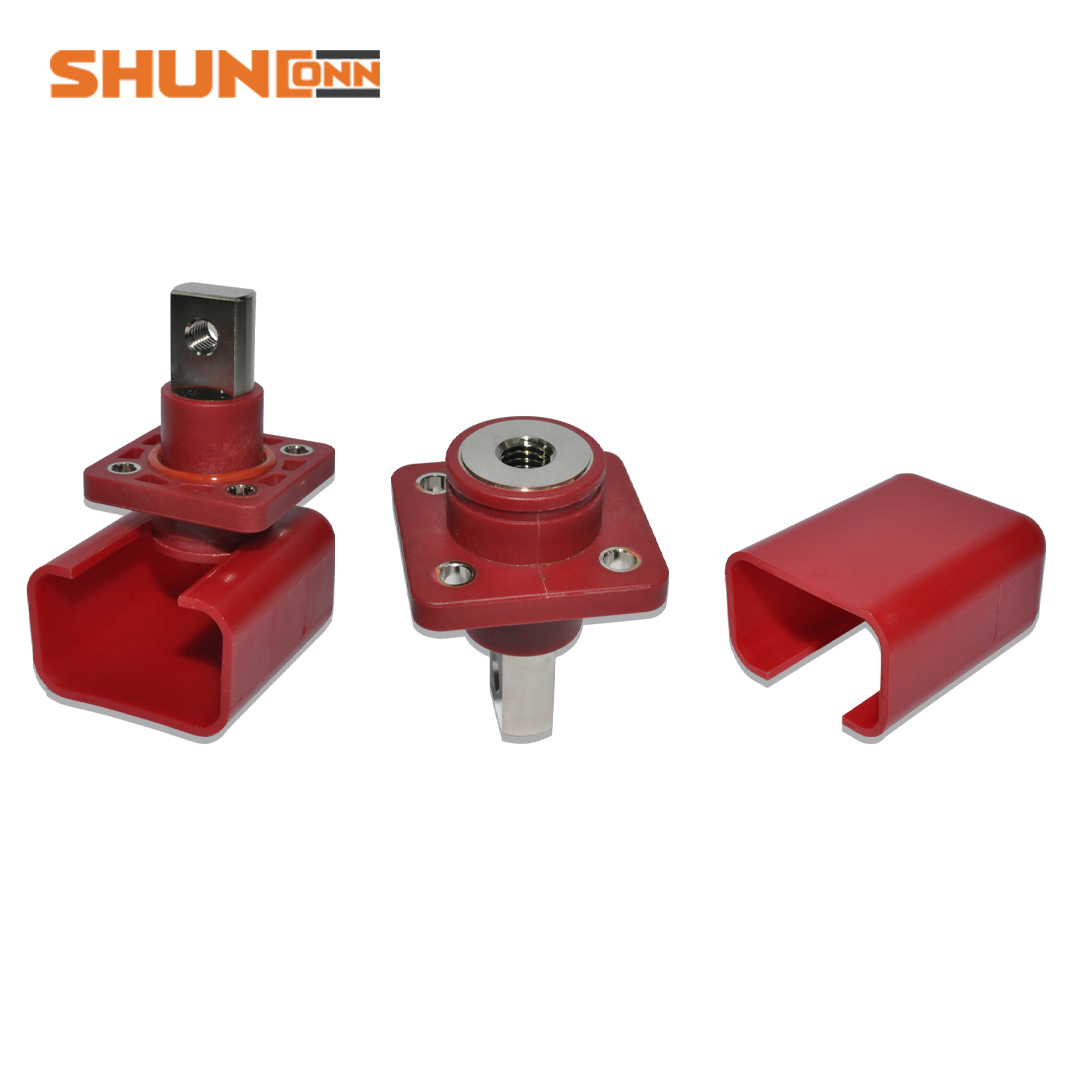 Shunconn Through-Wall Stud Terminals200AM8/M6  (with Shroud/red ）